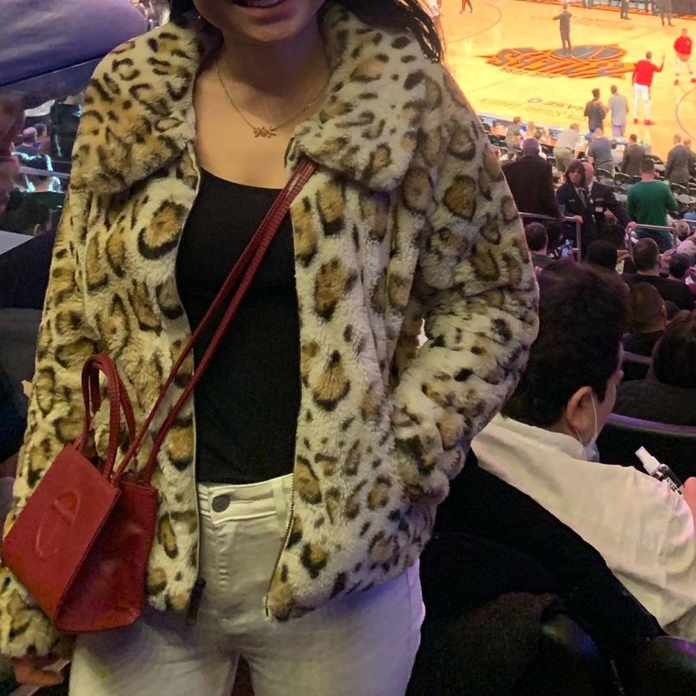 Cheetah print jacket